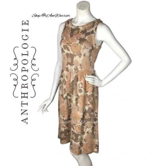 Anthropologie {Knitted & Knotted} floral metallic sweater dress *shop@iamwarrior - www.disolcolor.com Anthropologie {Knitted & Knotted} floral metallic sweater dress *shop@iamwarrior - www.disolcolor.com